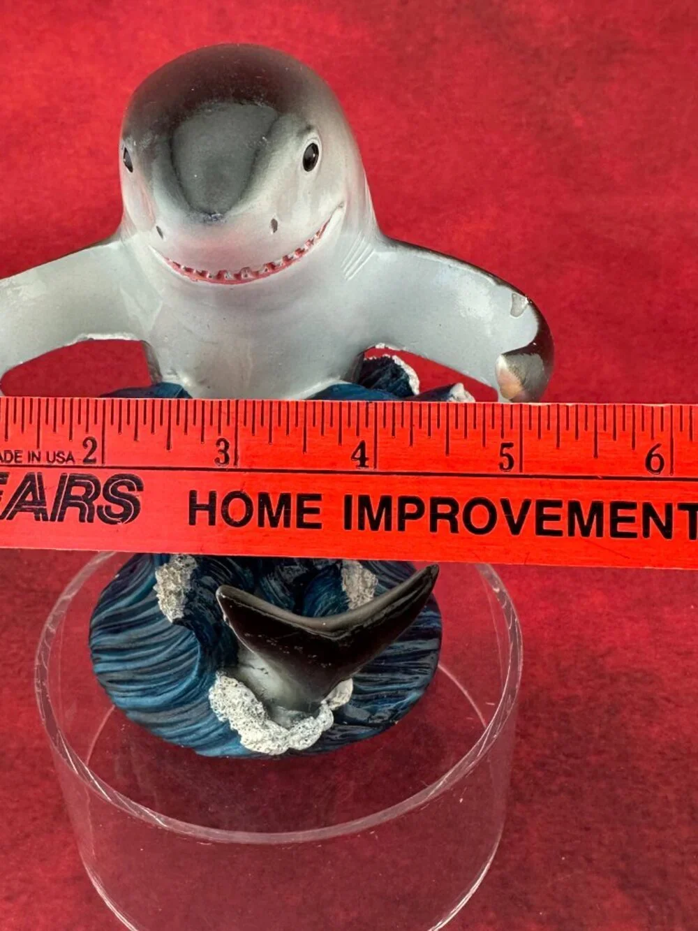 EBROS GIFT NAUTICAL OCEAN MARINE GREAT WHITE SHARK SALT & PEPPER SHAKERS HOLDER